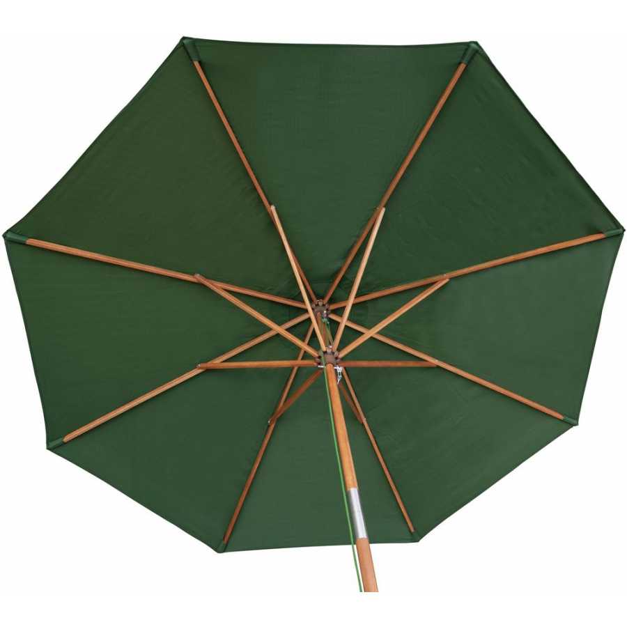 Rowlinson Willington Outdoor Parasol With 15Kg Base - Green