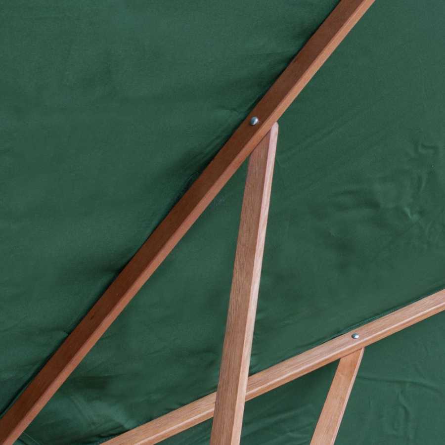 Rowlinson Willington Outdoor Parasol With 15Kg Base - Green