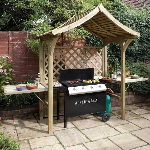 Rowlinson Party Outdoor Bbq Shelter & Arbour