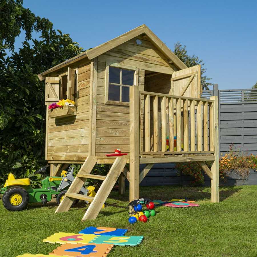 Rowlinson Cozy Cottage Outdoor Kids Playhouse