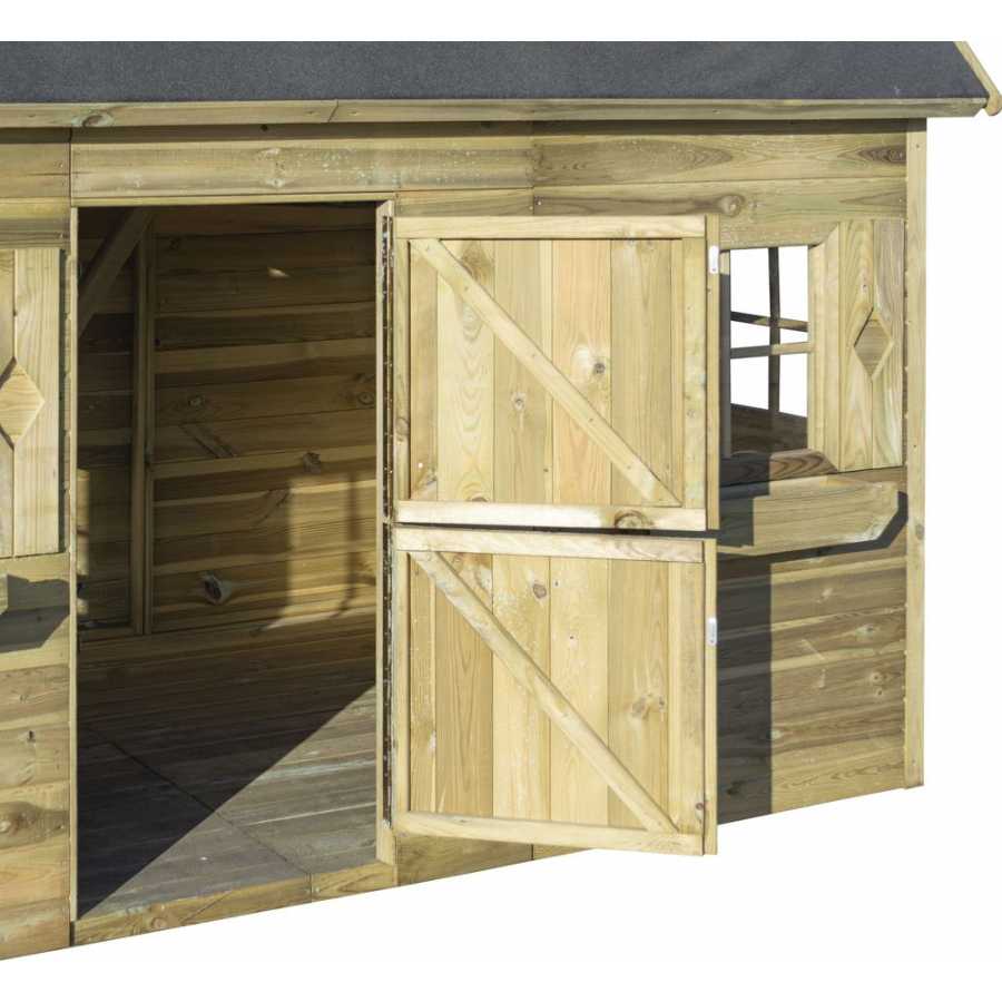 Rowlinson Country Cottage Outdoor Kids Playhouse