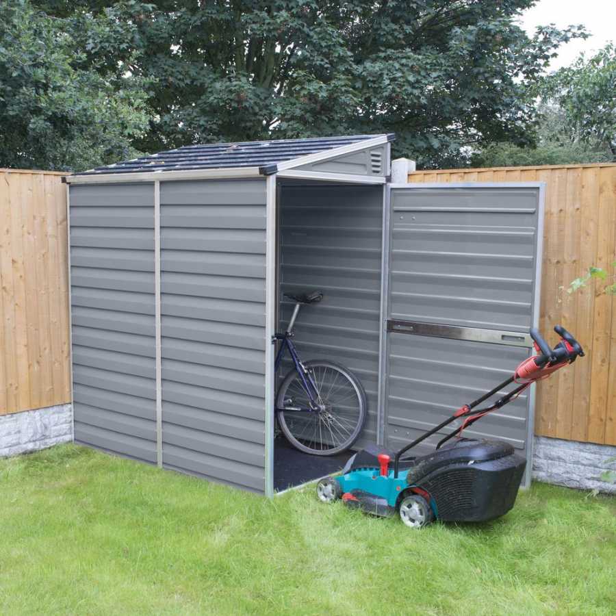 Rowlinson Palram Pent Outdoor Shed - 4ft x 6ft
