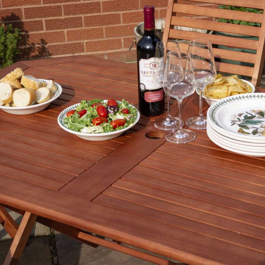 Rowlinson Plumley Outdoor Dining Set - Grey