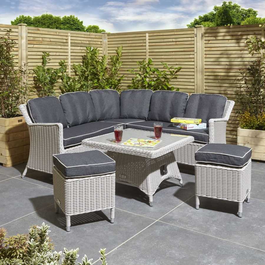 Rowlinson Prestbury Outdoor Corner Sofa Set - Putty Grey
