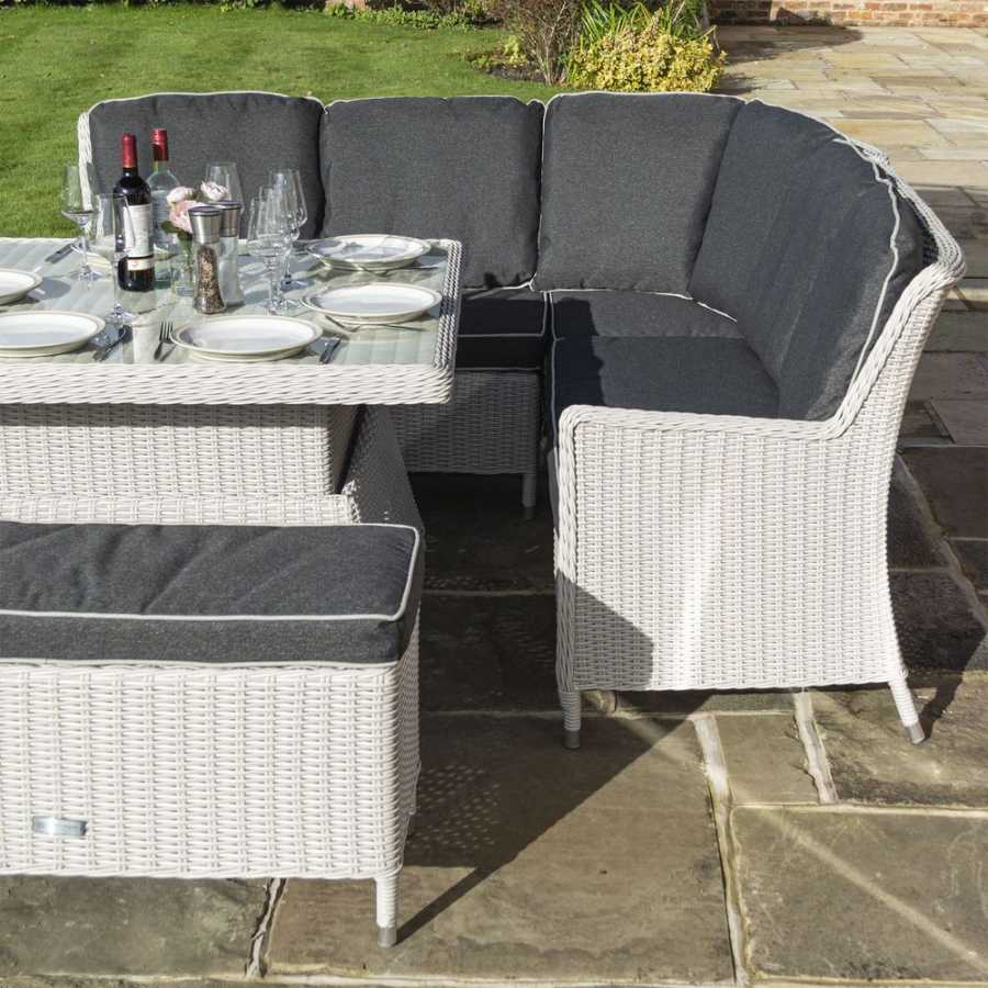Rowlinson Prestbury Outdoor Corner Sofa & Dining Set - Putty Grey