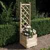 Rowlinson Square Outdoor Planter With Trellis
