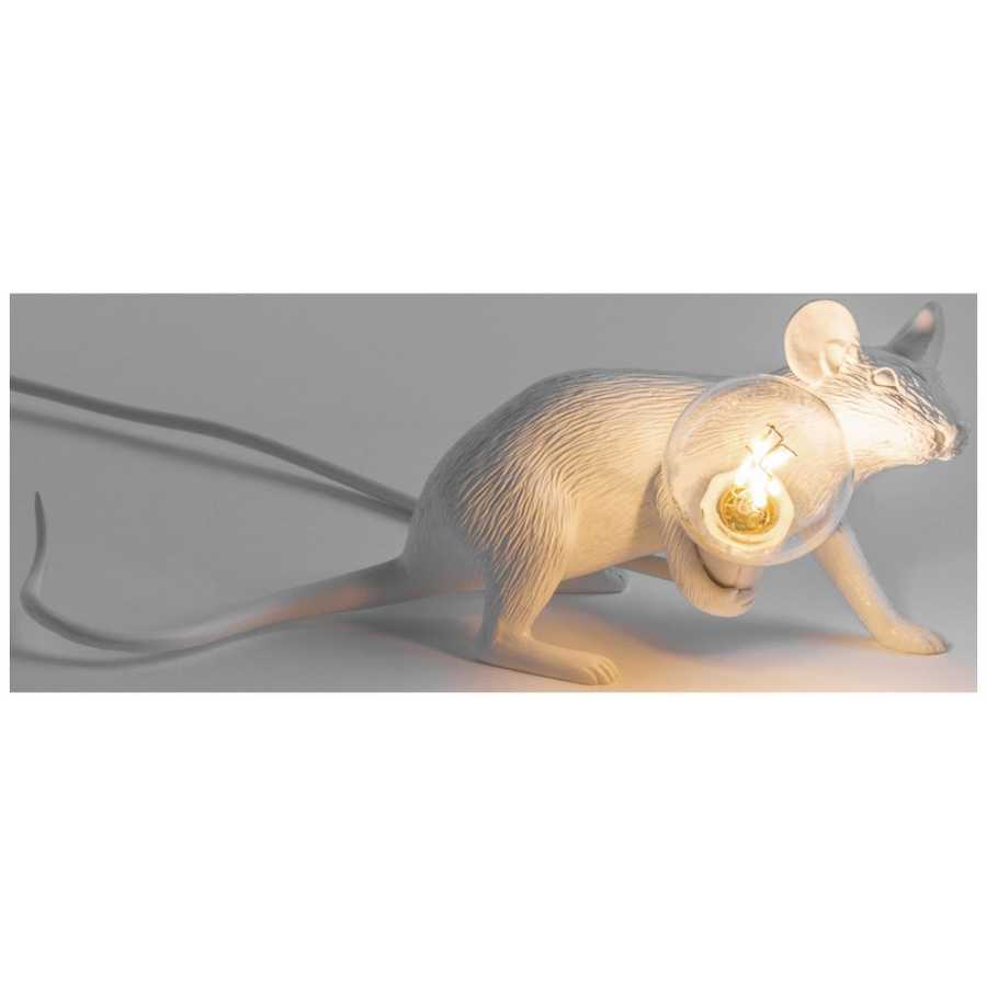 Seletti Mouse Lying Down Lamp - Lop - White