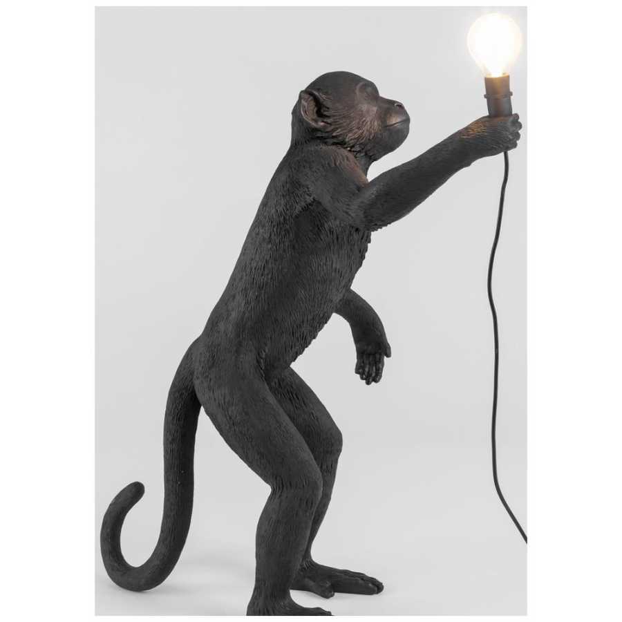 Seletti Monkey Standing Outdoor Lamp - Black