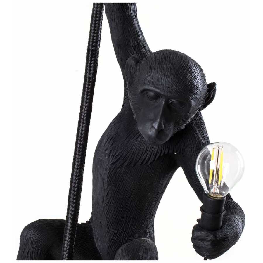 Seletti Monkey Rope Outdoor Lamp - Black