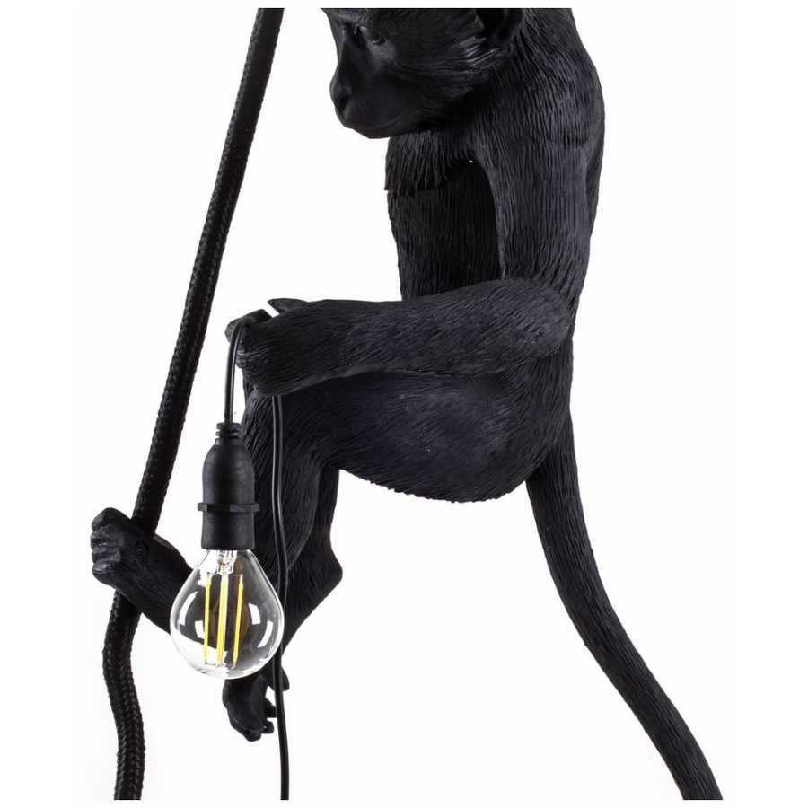 Seletti Monkey Rope Outdoor Lamp - Black
