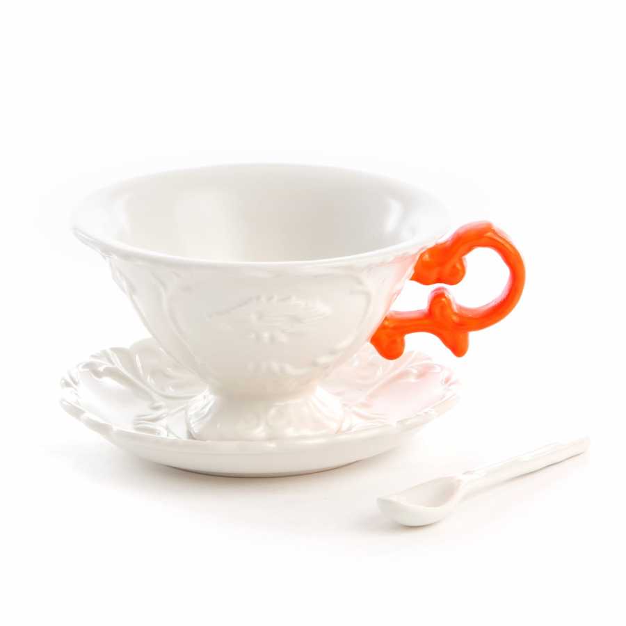 Seletti I-Wares Tea Set - Orange
