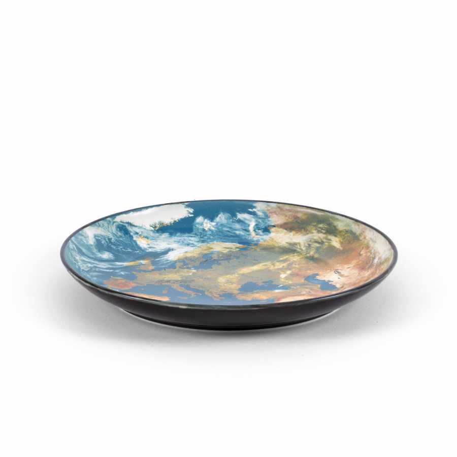 Seletti Cosmic Diner Earth Europe Plate