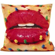 Seletti Toiletpaper Cushion - Mouth With Pins