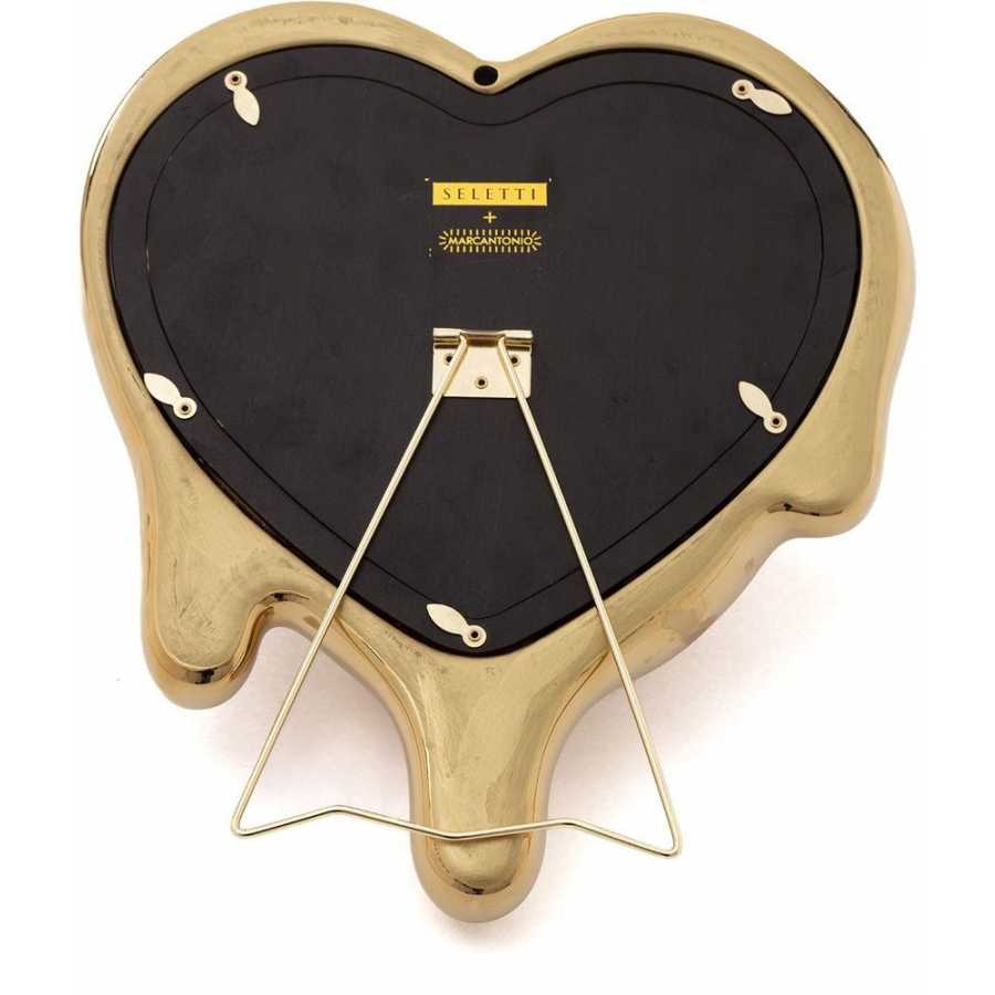 Seletti Melted Heart Dressing Table Mirror - Gold
