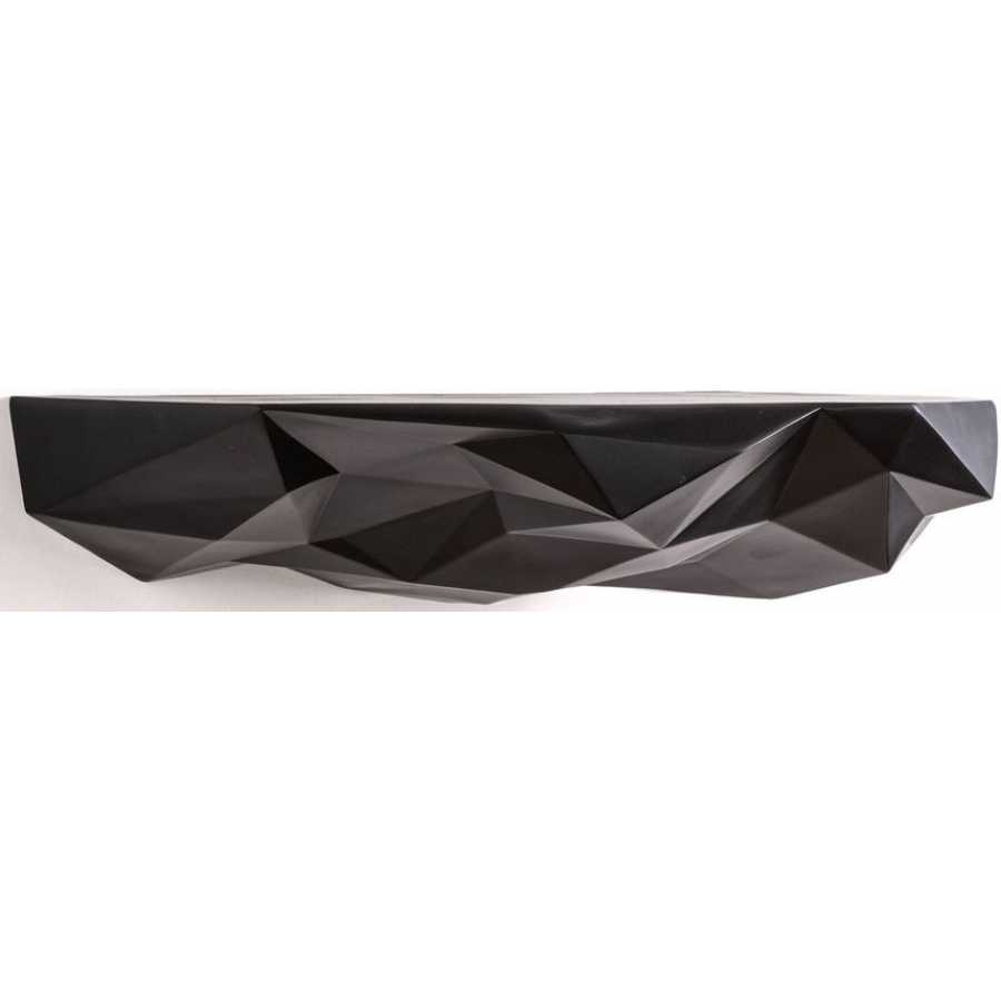 Seletti Diesel Living Space Rock Wall Shelf - Black - Large
