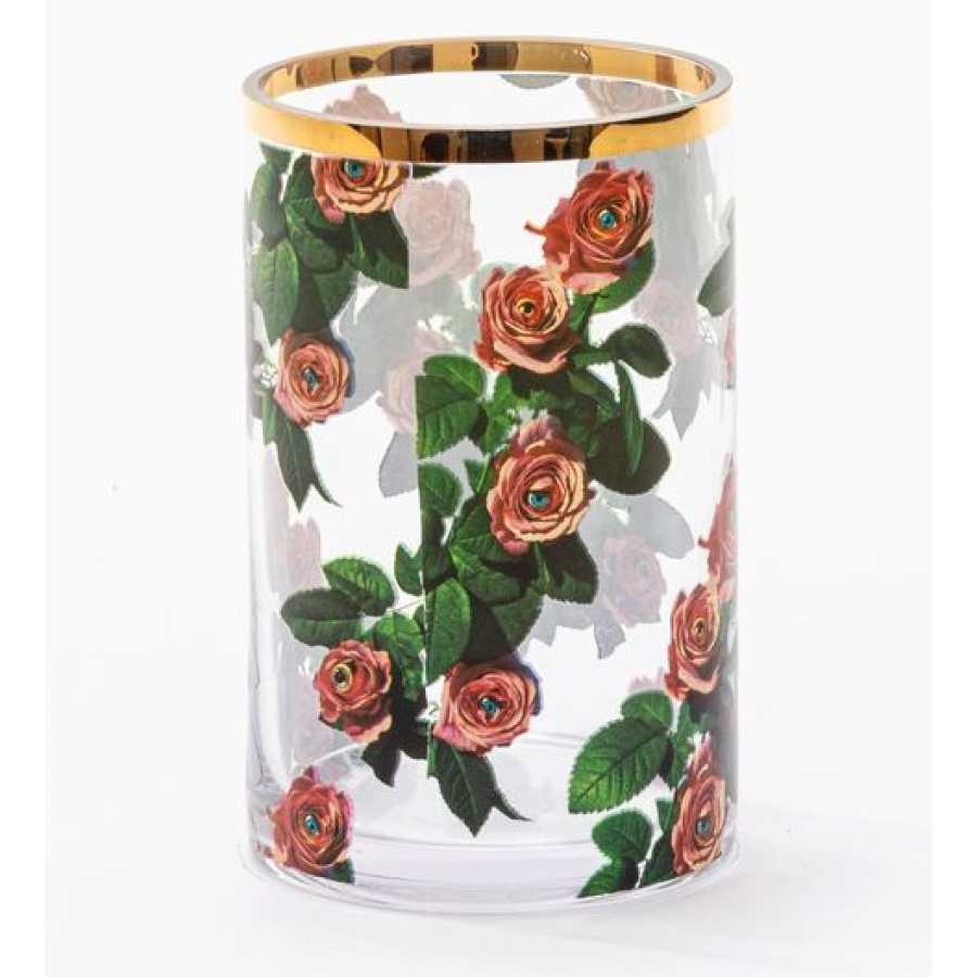 Seletti Toiletpaper Vase - Roses - Small