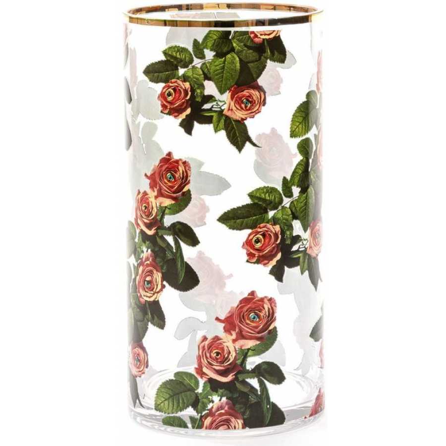 Seletti Toiletpaper Vase - Roses - Medium