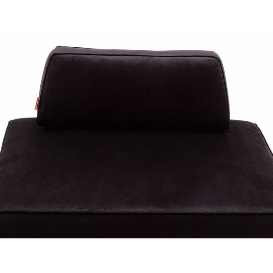 Seletti Toiletpaper Low Footstool Backrest - Black