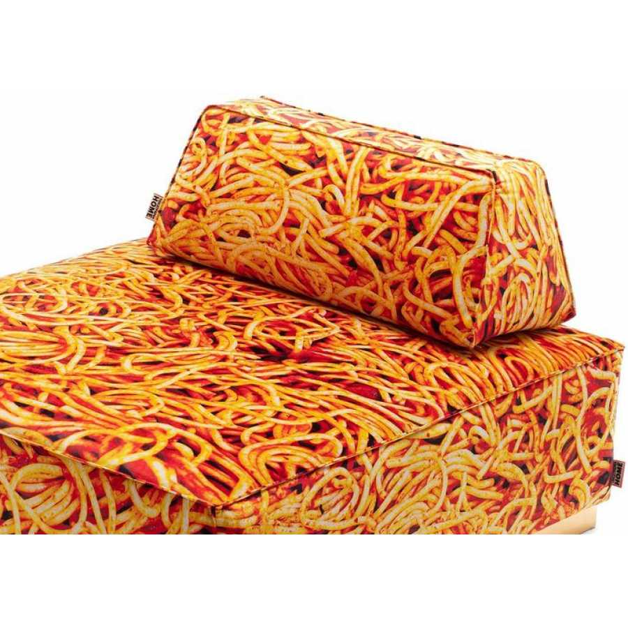 Seletti Toiletpaper Low Footstool Backrest - Spaghetti