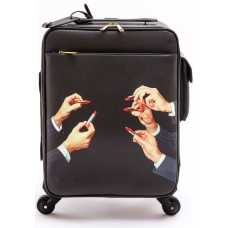 Seletti Toiletpaper Cabin Suitcase - Lipsticks Black