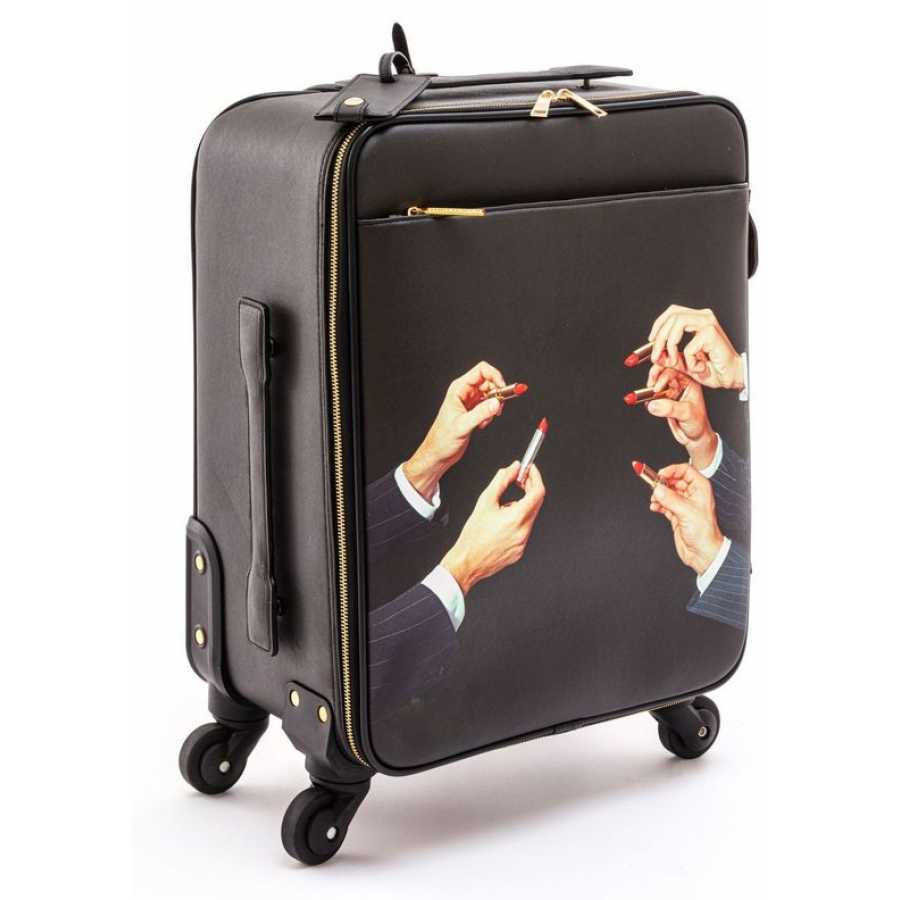 Seletti Toiletpaper Suitcase - Lipsticks Black