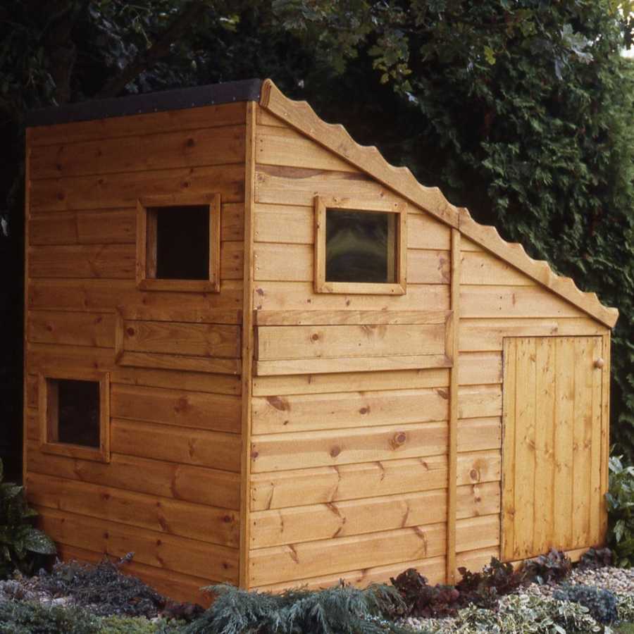 Shire Little Houses Command Post Wendy House - 6Ft x 4Ft