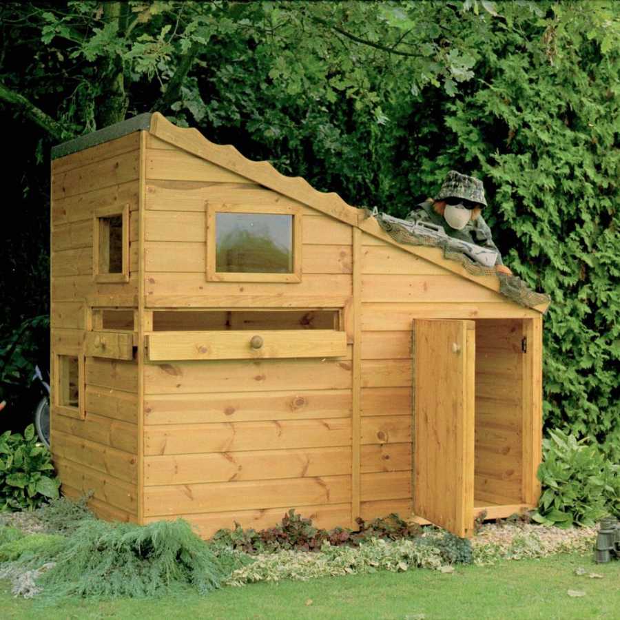 Shire Little Houses Command Post Playhouse - 6Ft x 4Ft