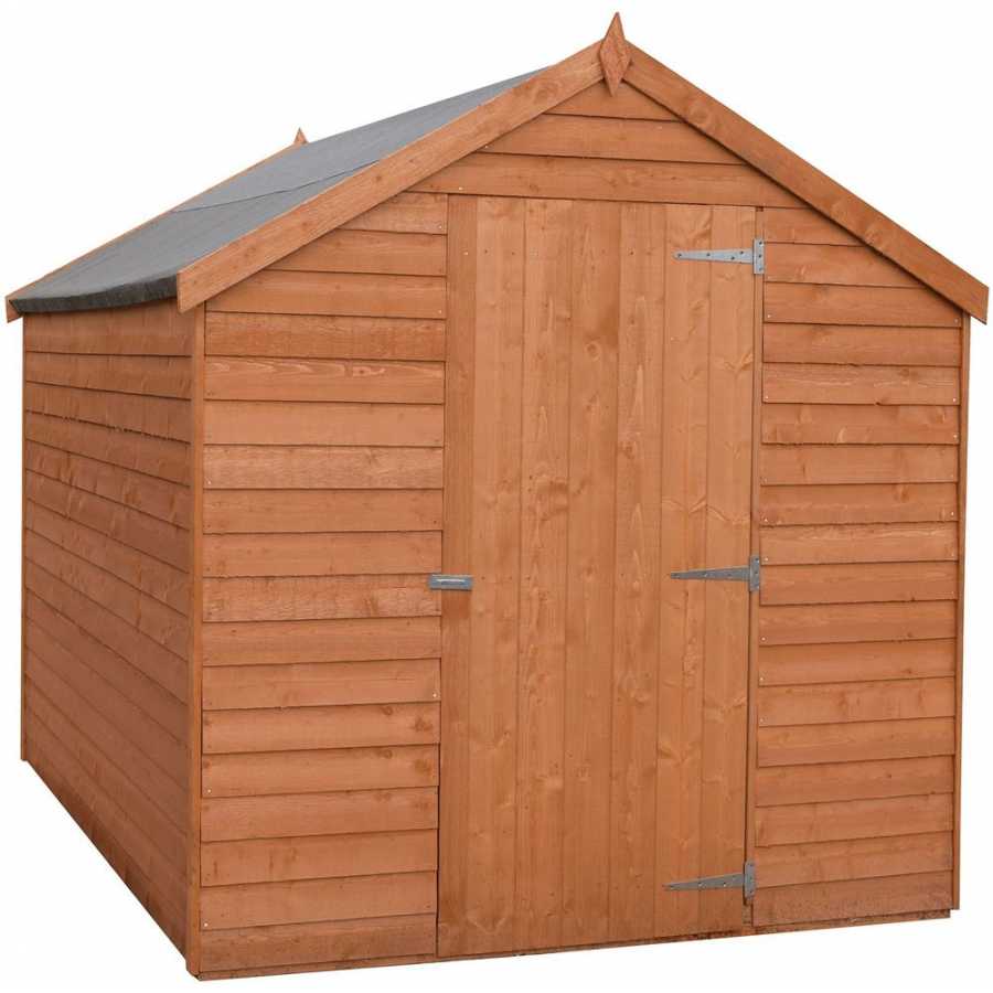 Shire Dip Treated Overlap Garden Shed - 8Ft x 6Ft
