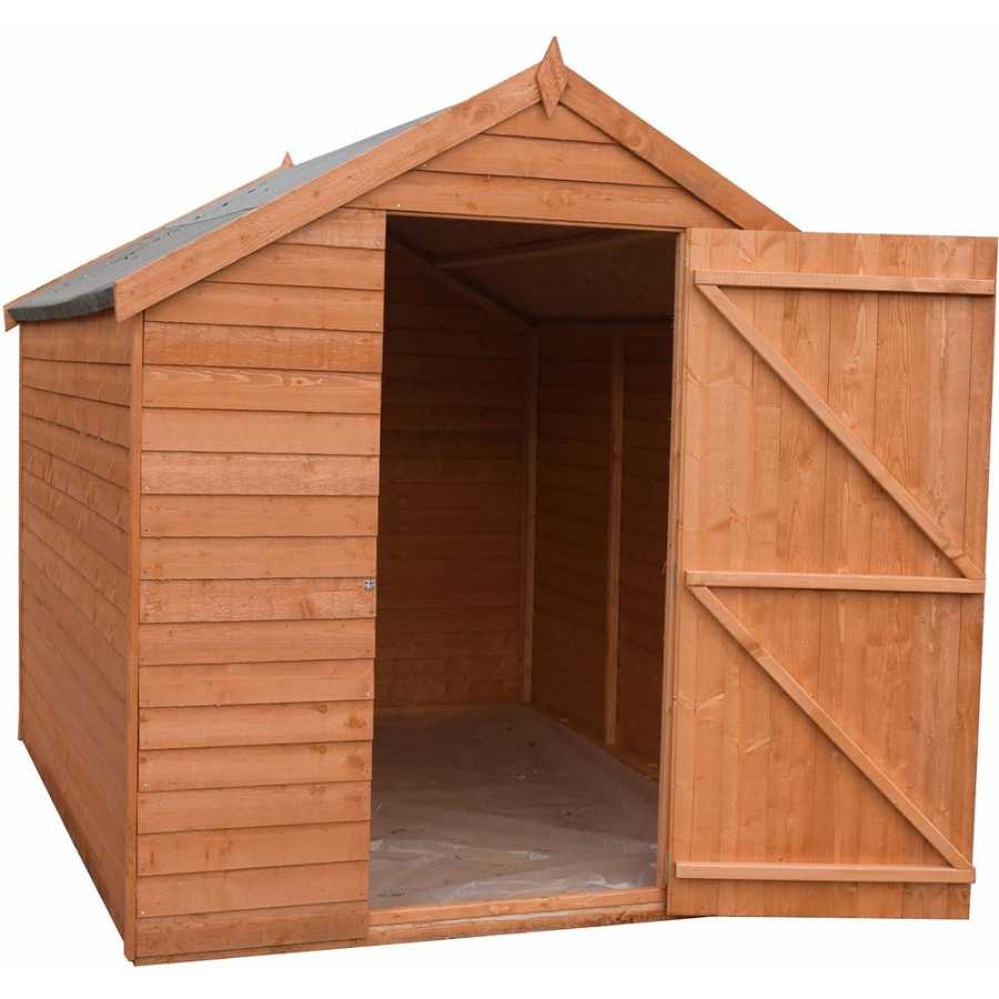 Shire Dip Treated Overlap Garden Shed - 8Ft x 6Ft