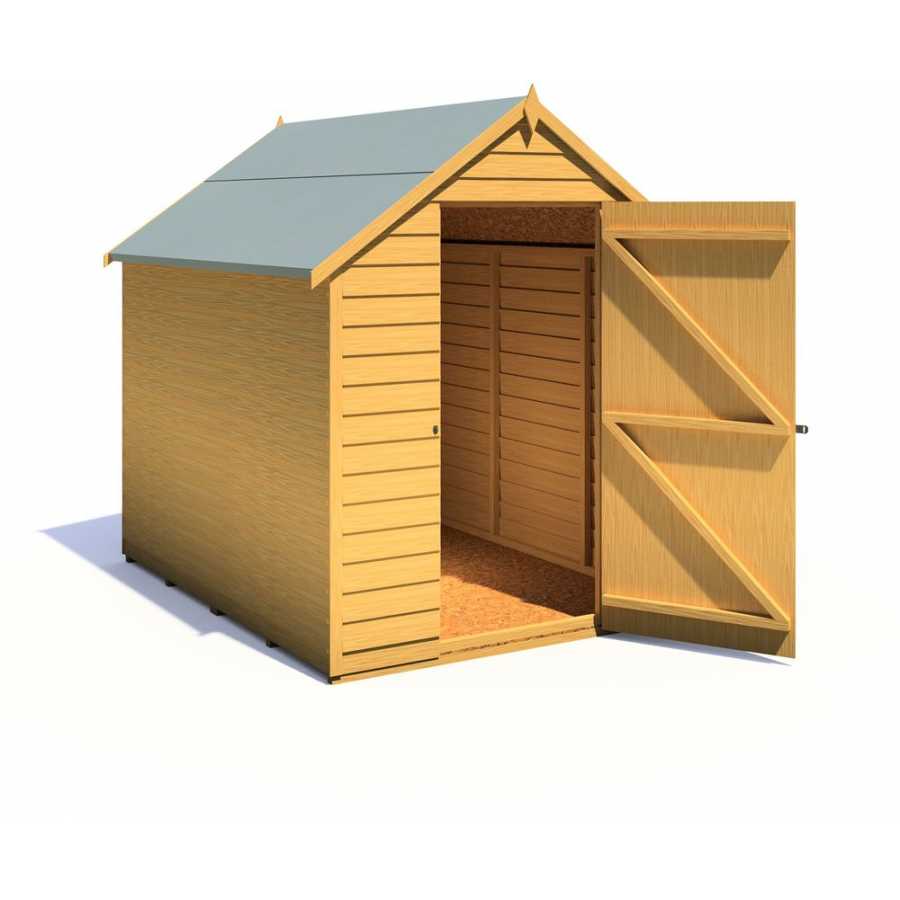 Shire Dip Treated Overlap Garden Shed - 7Ft x 5Ft
