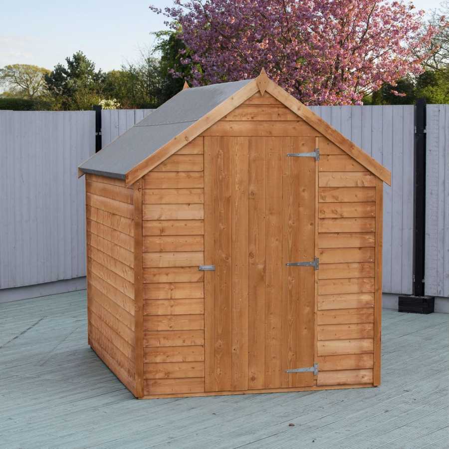 Shire Dip Treated Overlap Garden Shed With Window - 7Ft x 5Ft