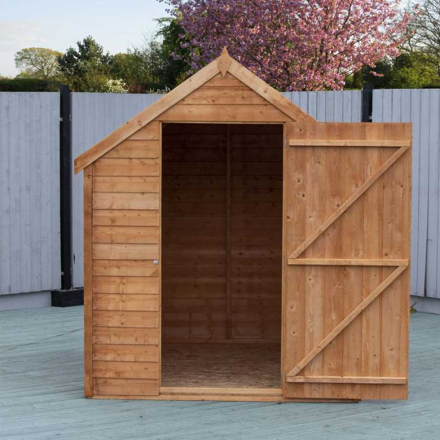 Shire Dip Treated Overlap Garden Shed With Window - 7Ft x 5Ft