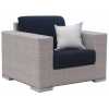 Skyline Design Brando Silver Walnut Arm Chair