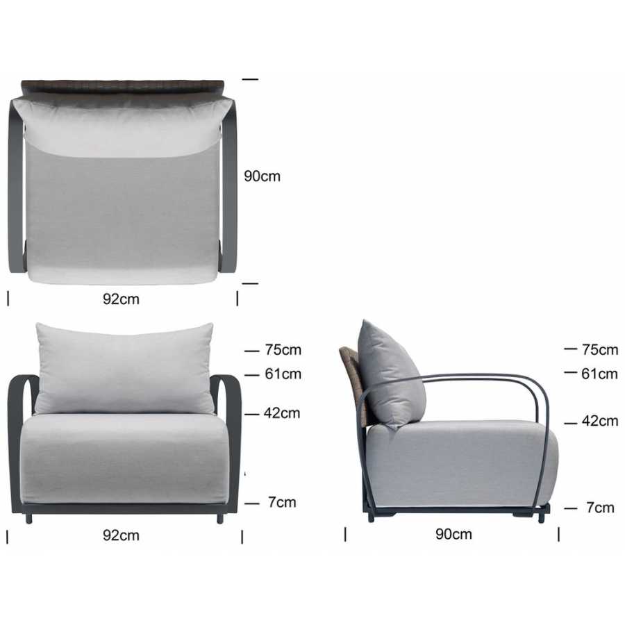 Skyline Design Windsor Carbon Arm Chair