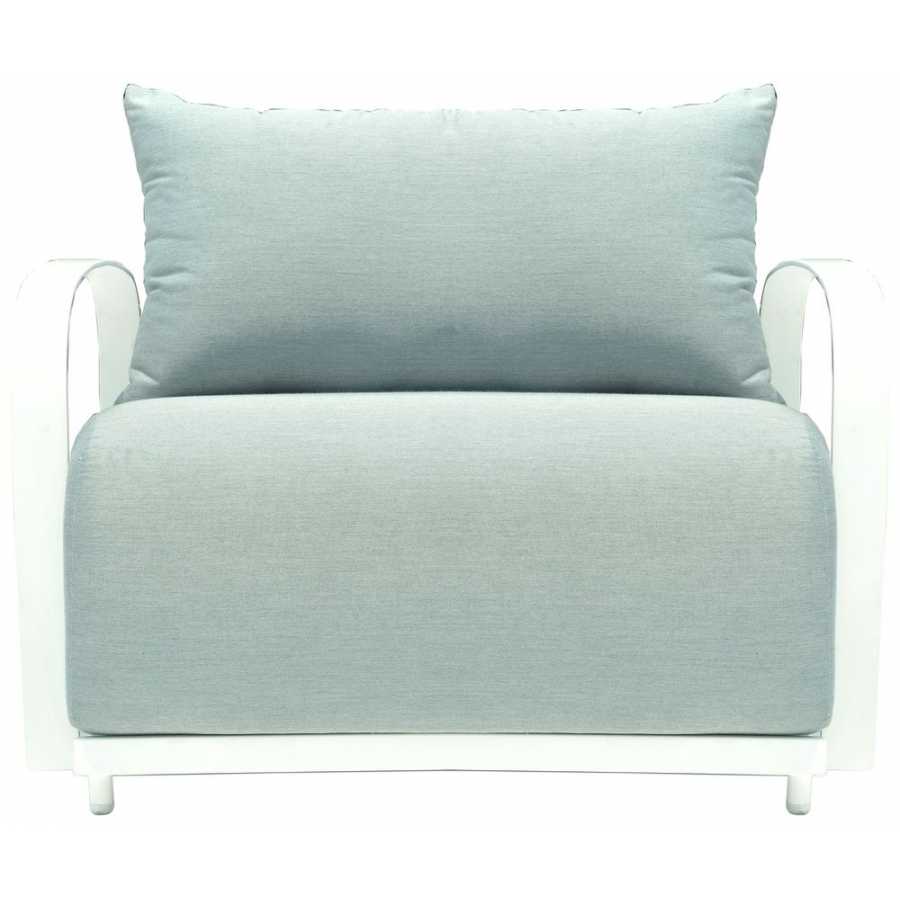 Skyline Design Windsor White Arm Chair