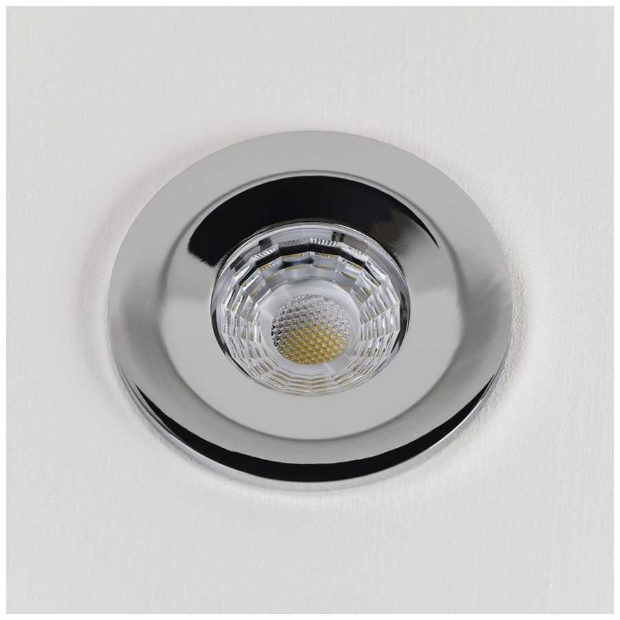 Soho Lighting Fixed LED Dimmable 10W Outdoor & Bathroom Downlight - Polished Chrome