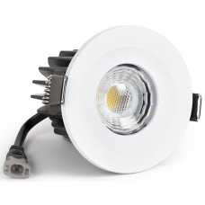 Soho Lighting Fixed Colour Changing LED Dimmable 10W Outdoor & Bathroom Downlight - White