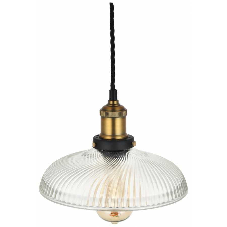 Soho Lighting Romilly Dome Etched Glass French Style Pendant Light