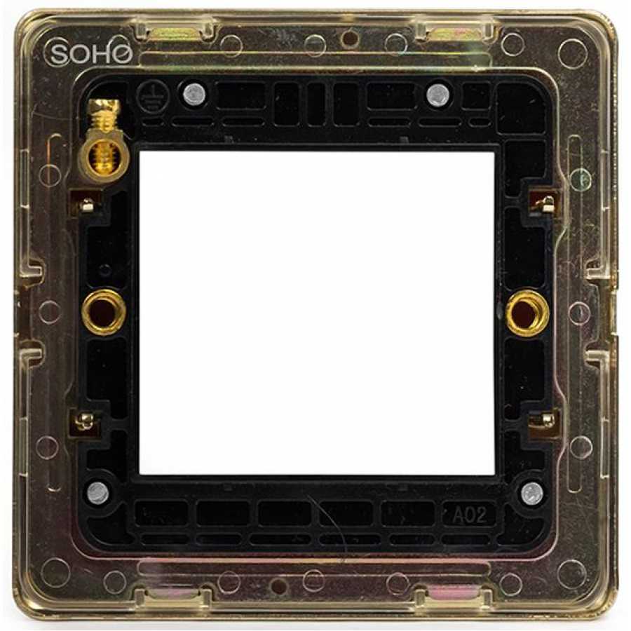 Soho Lighting Savoy Single Data Plate 2 Modules 
