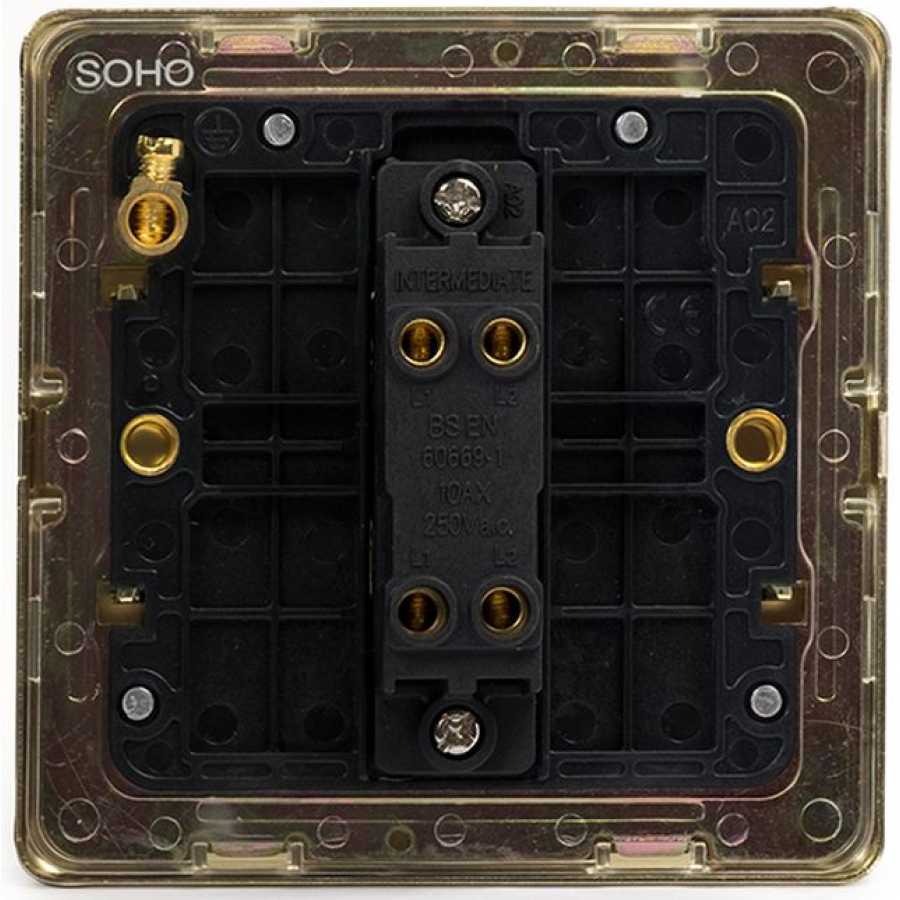 Soho Lighting Savoy 1 Gang Intermediate Switch