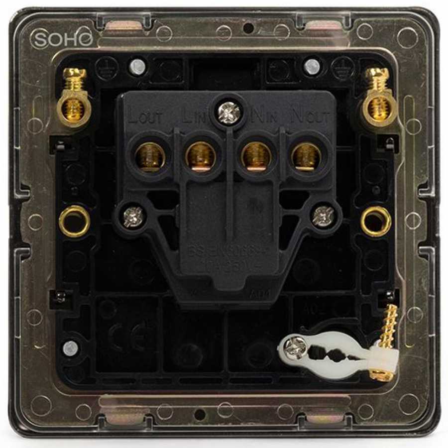 Soho Lighting Connaught 1 Gang Flex Outlet Switch