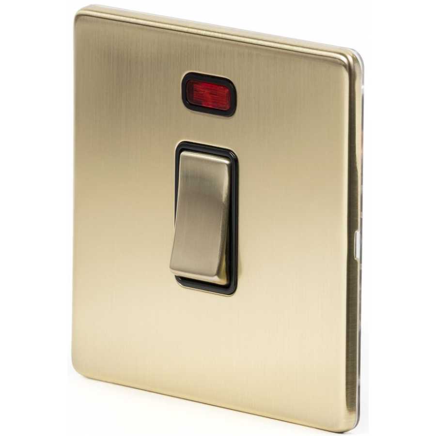Soho Lighting Savoy 1 Gang Double Pole With Light Switch