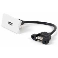 Soho Lighting Soho Euromod USB Mounted Socket - White