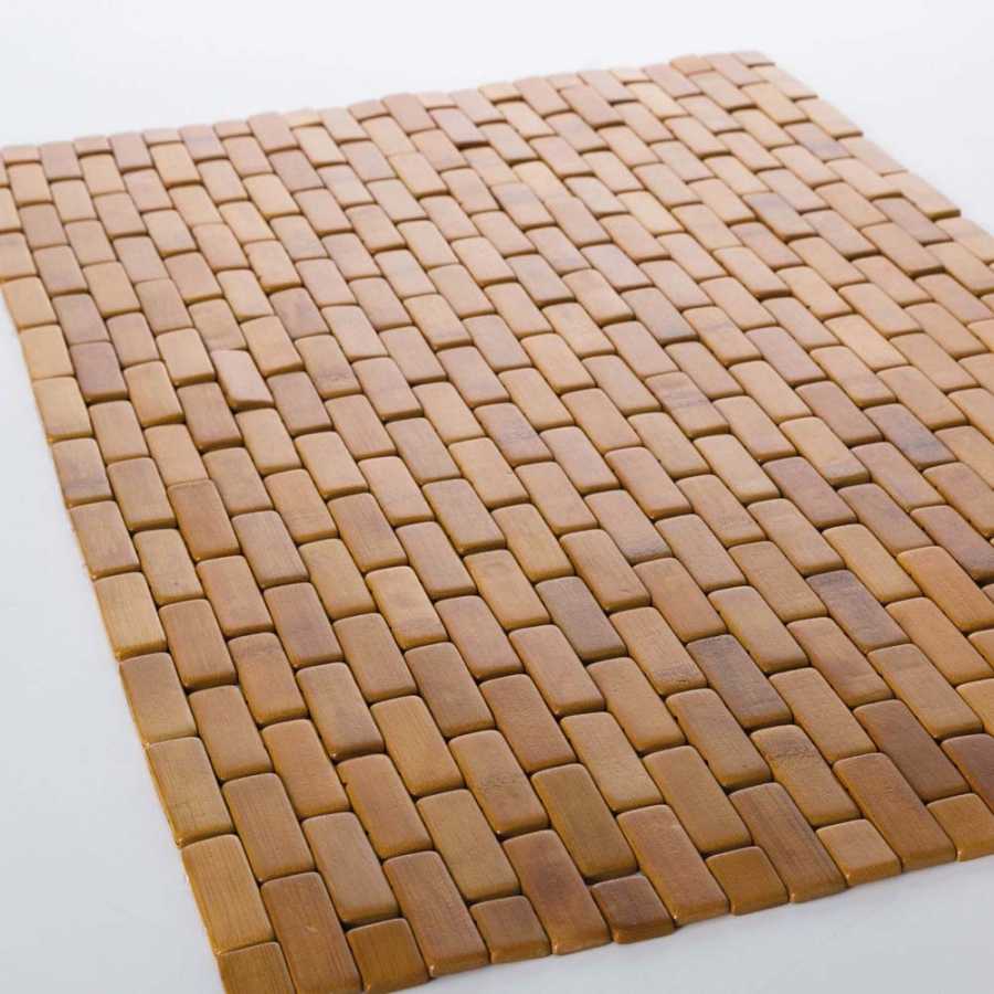 Sorema Mosaic Bamboo Bath Mat
