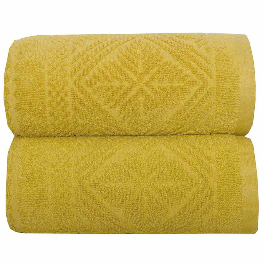 Sorema Retro Towels - Mustard
