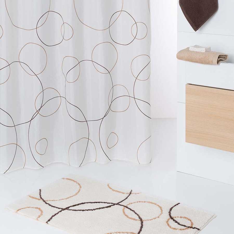 Sorema Equatorial Choco Shower Curtain