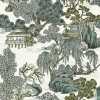 Thibaut Dynasty Asian Scenic T75463 Wallpaper