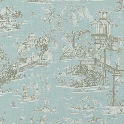Thibaut Dynasty Cheng Toile T75468 Wallpaper