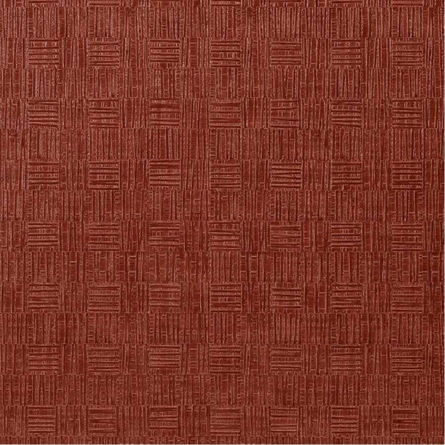 Thibaut Faux Resource Tunica Basket T75087 Red Wallpaper