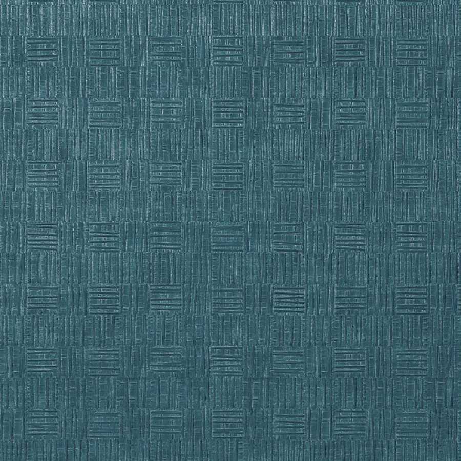 Thibaut Faux Resource Tunica Basket T75088 Peacock Wallpaper